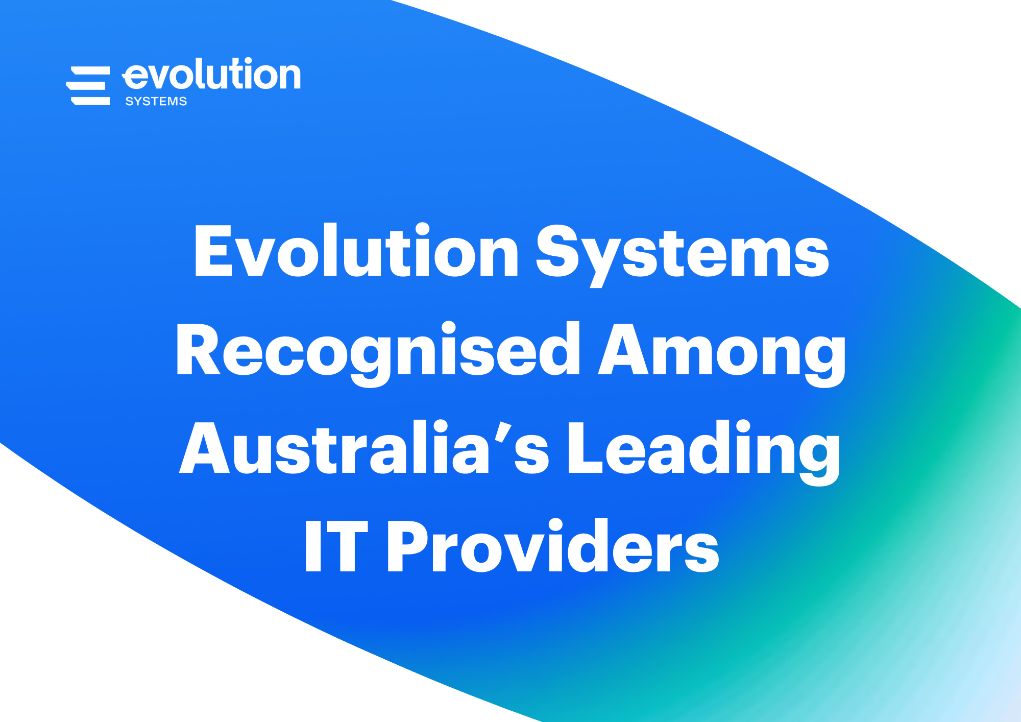 Managed Services Awards 2026 | Evolution Systems