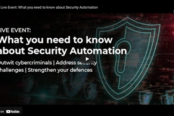 Live Event: Security Automation Replay